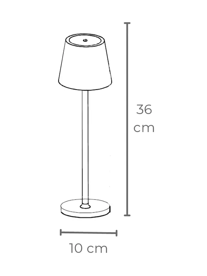 Lámpara de Mesa LED Recargable 3