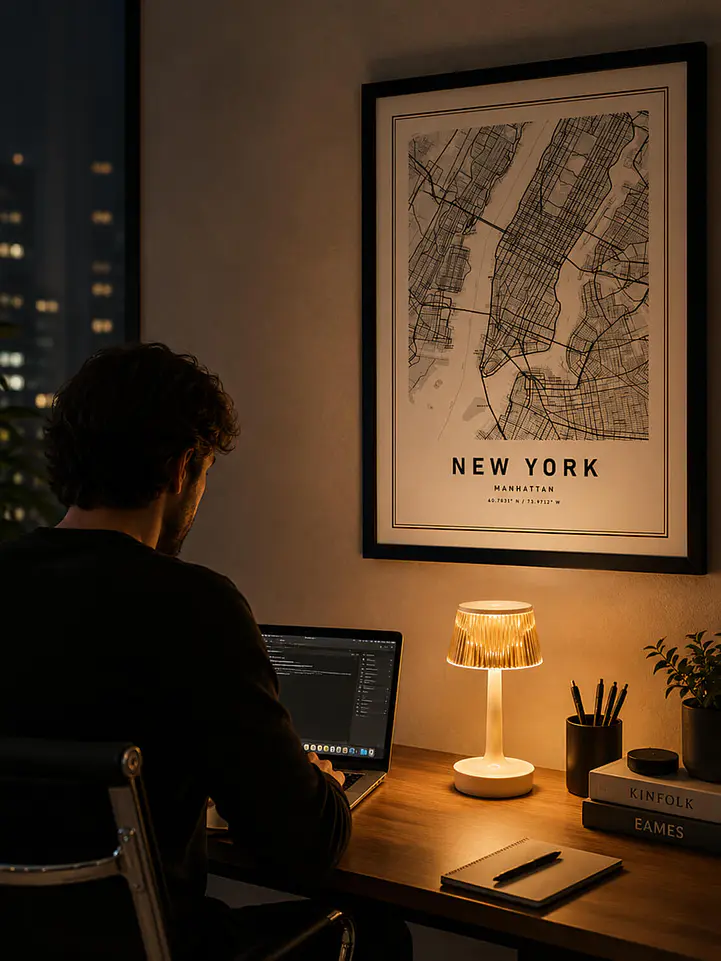 Lámpara de Mesa LED Táctil Recargable 1