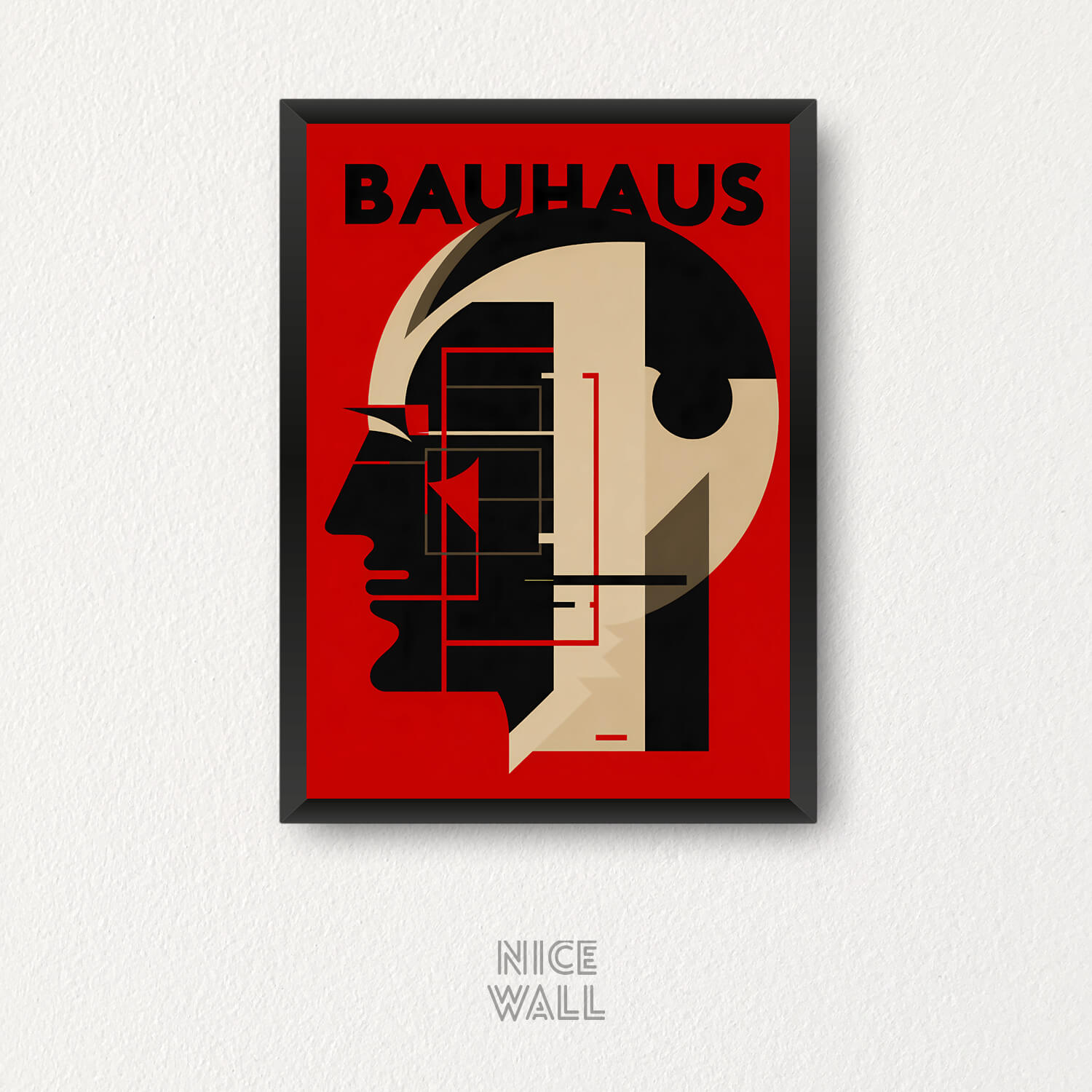 Cuadro Bauhaus Head