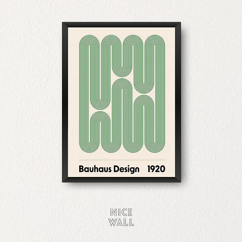 Cuadro Bauhaus Design 1920