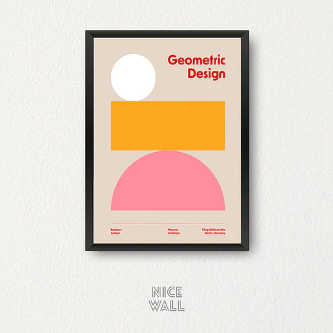 Cuadro Geometric Design