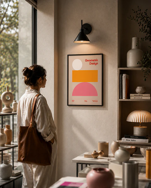 Cuadro Geometric Design