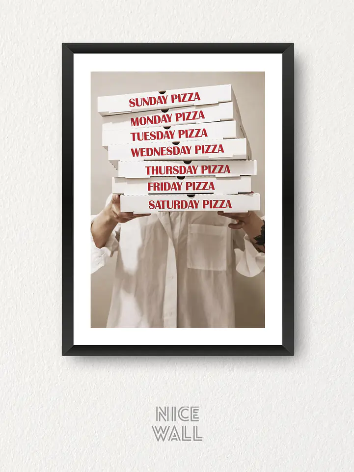 Cuadro Pizza Toda la Semana 1