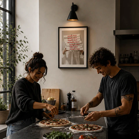Cuadro Pizza Toda la Semana