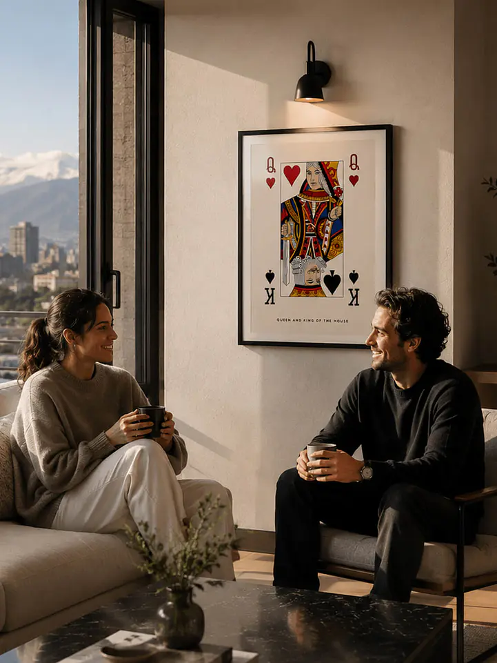 Cuadro Queen and King of The House 2