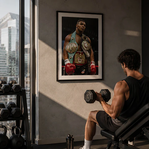 Cuadro Mike Tyson Campeón