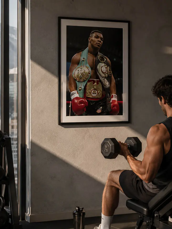 Cuadro Mike Tyson Campeón 2