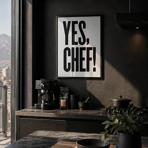 Cuadro Yes Chef!