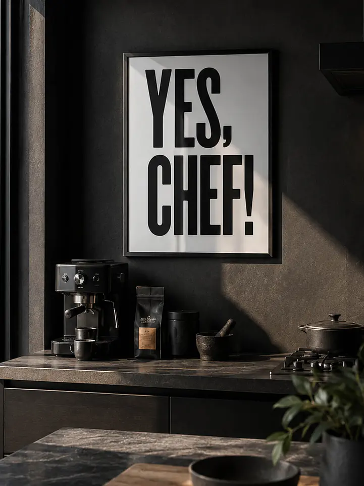 Cuadro Yes Chef! 2