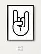 Cuadro Signo Rock Minimalista - Miniatura 1