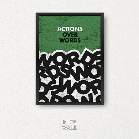 Cuadro Actions over Words