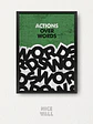 Cuadro Actions over Words - Miniatura 1