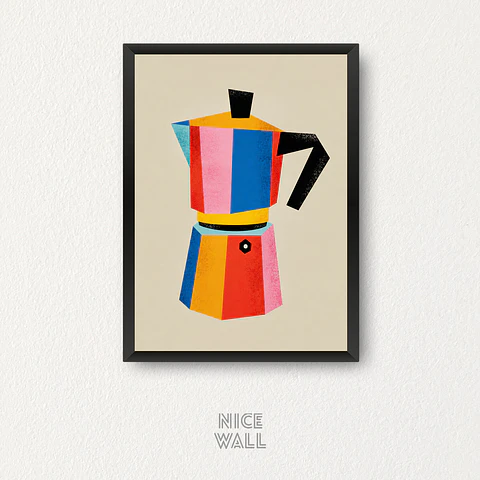 Cuadro Cafetera Art
