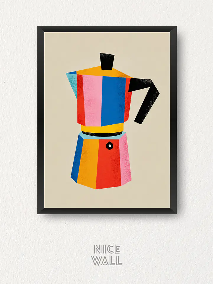 Cuadro Cafetera Art 1