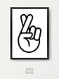 Cuadro Signo Suerte Minimalista - Miniatura 1