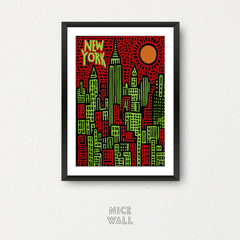 Cuadro NY Haring