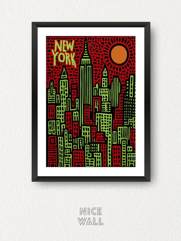 Cuadro NY Haring 1