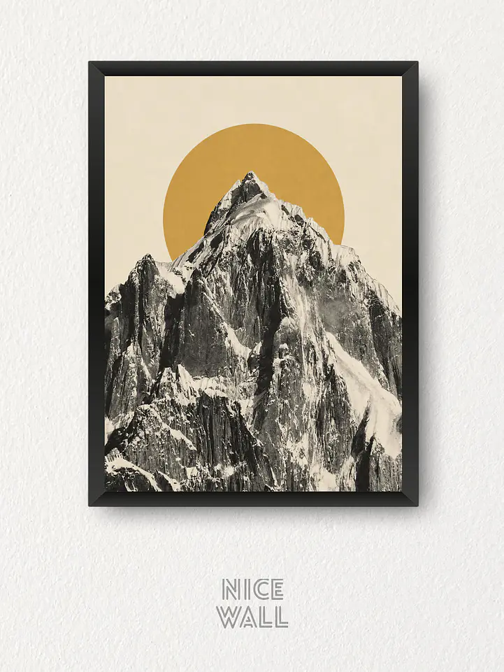 Cuadro Silueta Montaña 1