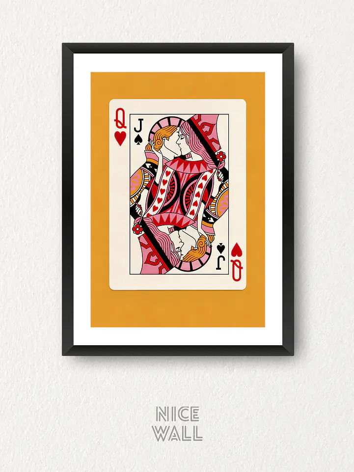 Cuadro Reina de Corazones 1