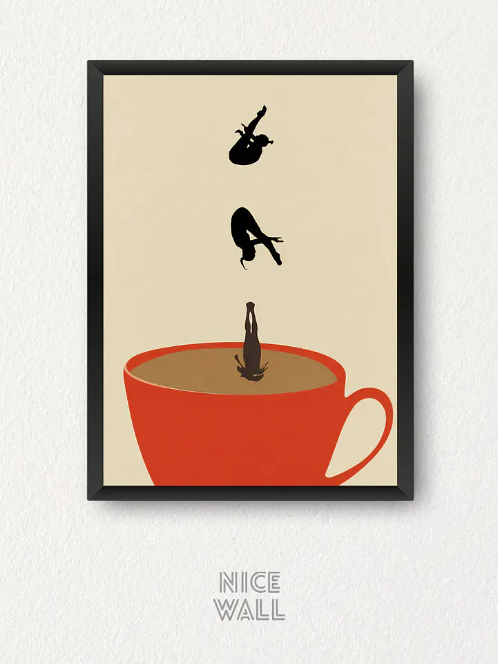 Cuadro Piquero Café 1