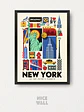 Cuadro Iconos de New York - Miniatura 1