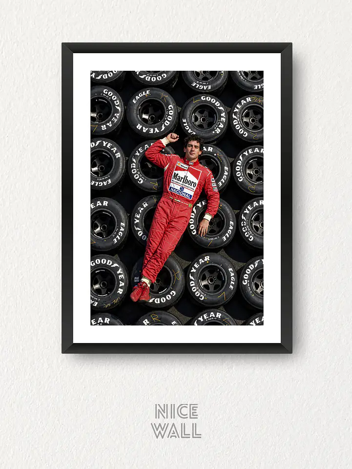 Cuadro Ayrton Senna Neumáticos 1