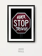 Cuadro Never Stop Dreaming - Miniatura 1
