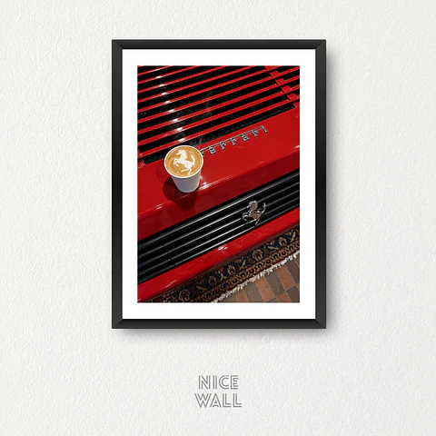 Cuadro Desayuno Ferrari Café