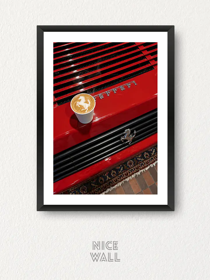 Cuadro Desayuno Ferrari Café 1