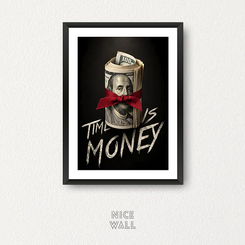 Cuadro Time is Money Poster