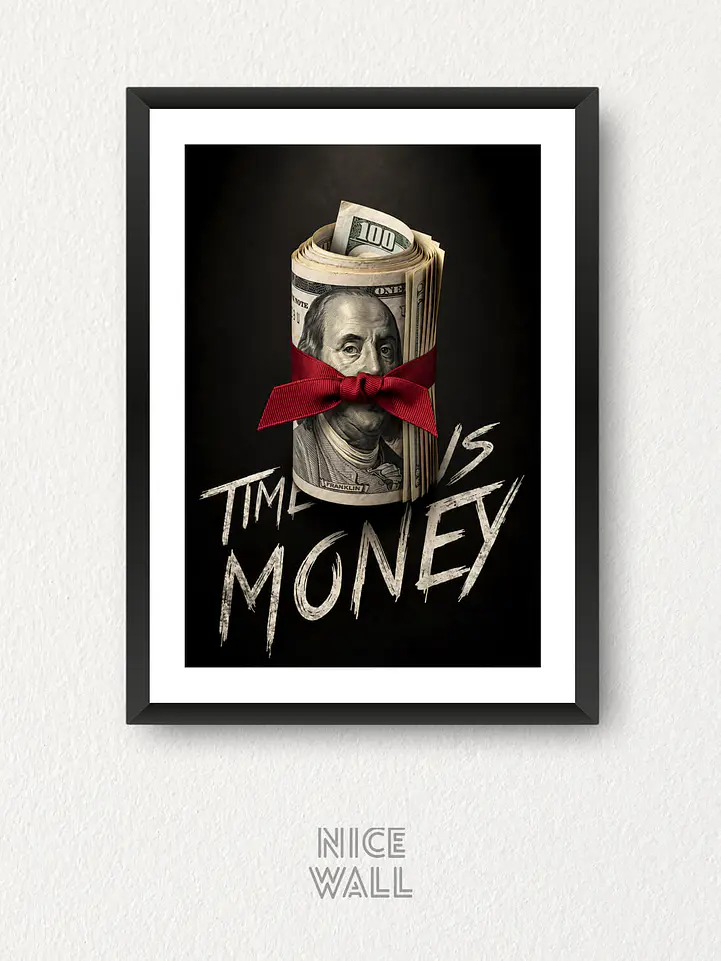 Cuadro Time is Money Poster 1