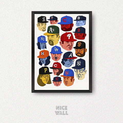 Cuadro Fanáticos Béisbol