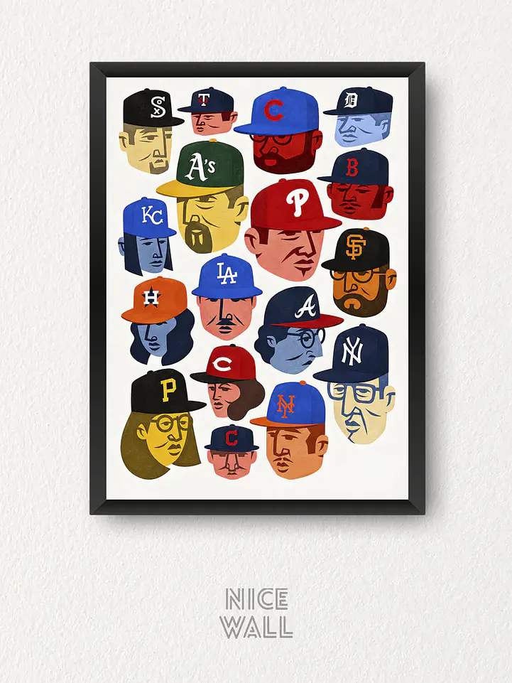 Cuadro Fanáticos Béisbol 1