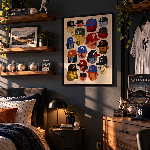 Cuadro Fanáticos Béisbol
