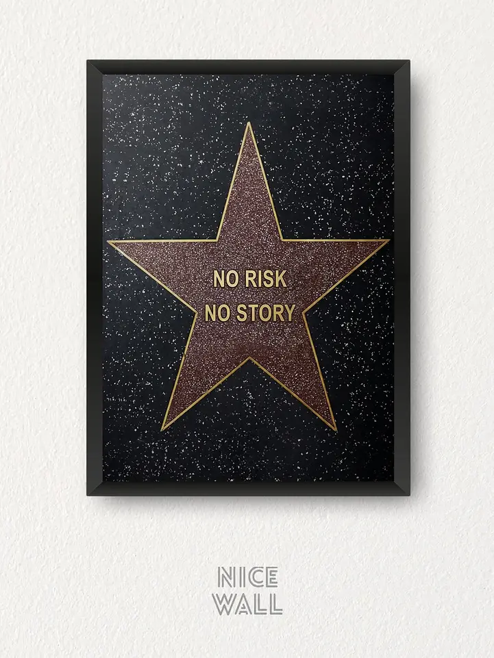 Cuadro No Risk No Story 1