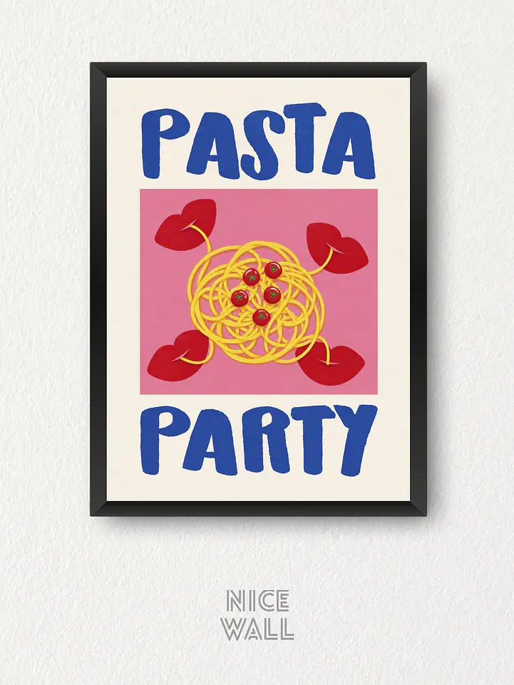 Cuadro Pasta Party 1