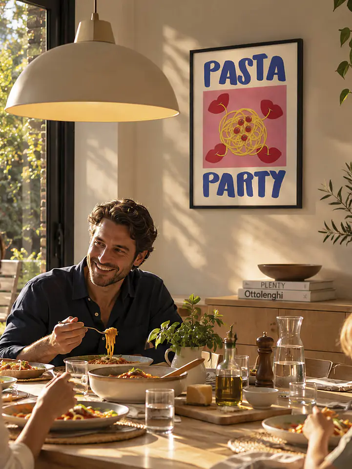 Cuadro Pasta Party 2