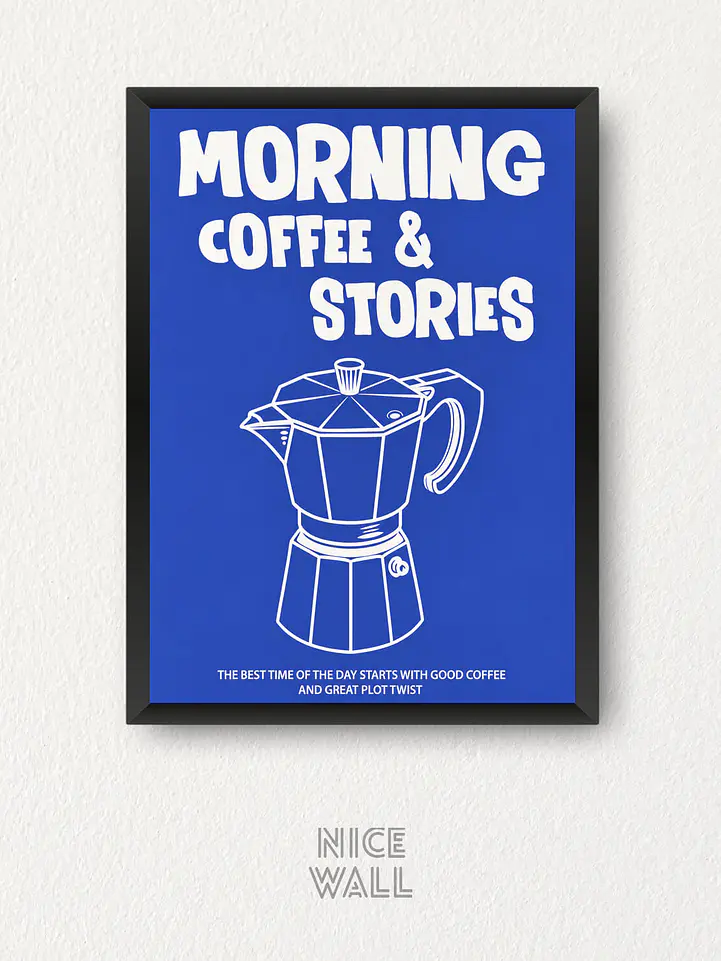 Cuadro Morning Coffee & Stories 1