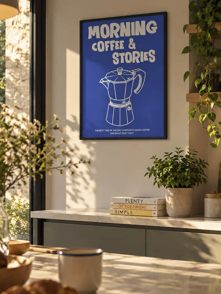 Cuadro Morning Coffee & Stories 2