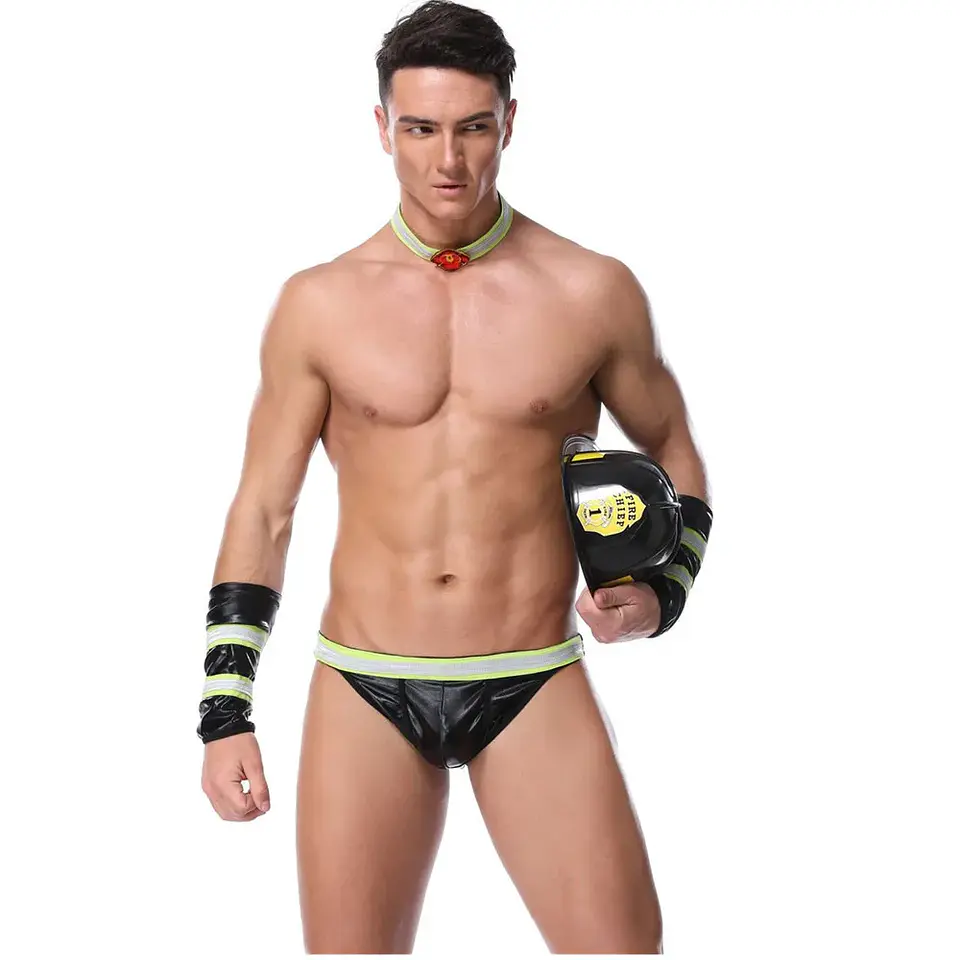 Sexy Male Underwear Men Erotic Uniforms Police Waiter Doctor Roleplay Porn Costumes Nightclub Outfit Husband Date Lingerie Set 9