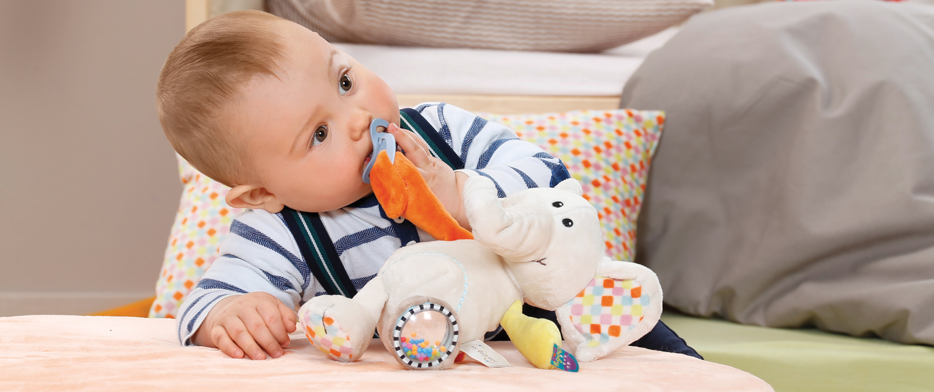 30 unidades metal Chupete Clips para Baby Cute Infant Chupete Cierres divertido accesorios 