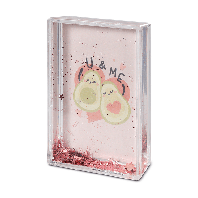 Photo Frame With Glitter, Avocado