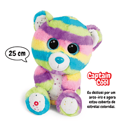 Capitán Cool Bear, Peluche de 25 cm