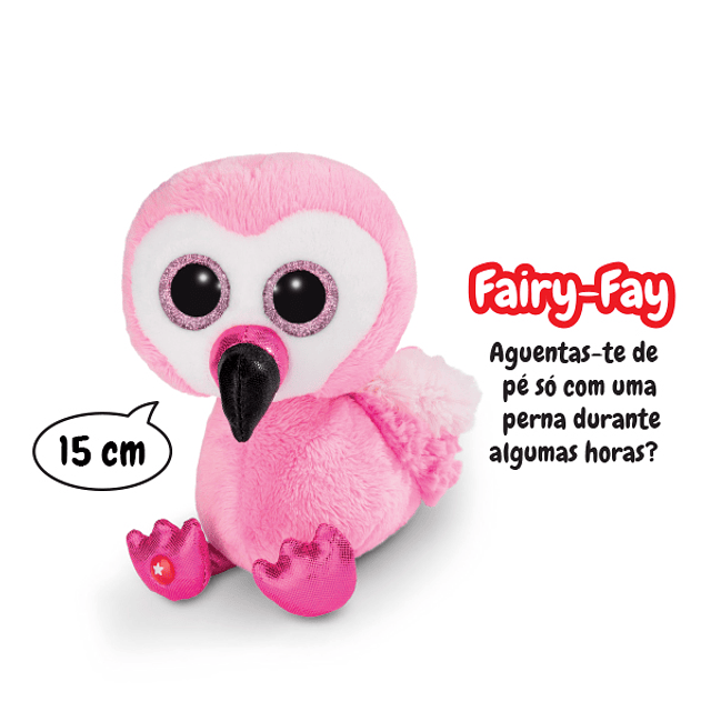 Fairy-Fay Flamingo, felpa de 15 cm