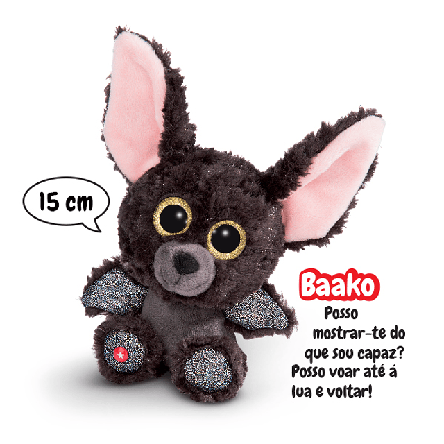 Baako Bat, 15cm Plush