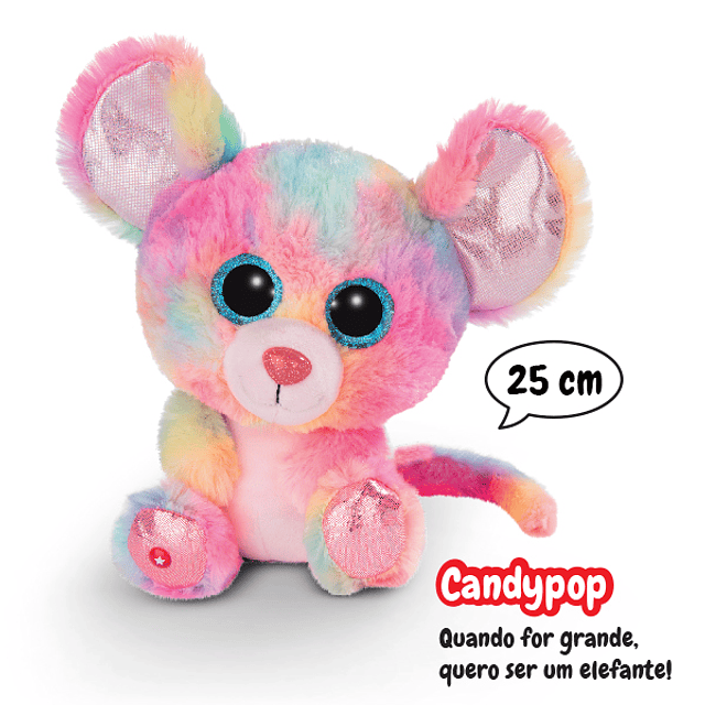 Candypop Mouse, 25cm Plush