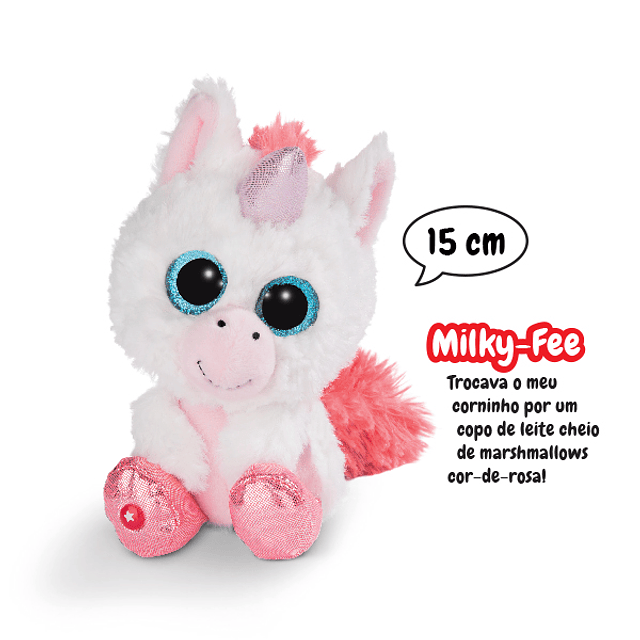Milky-Fee Unicorn, 15cm Plush