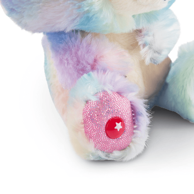 Coelho Rainbow Candy, Peluche de 15cm