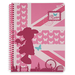 Jolly in London Notebook With Spiral