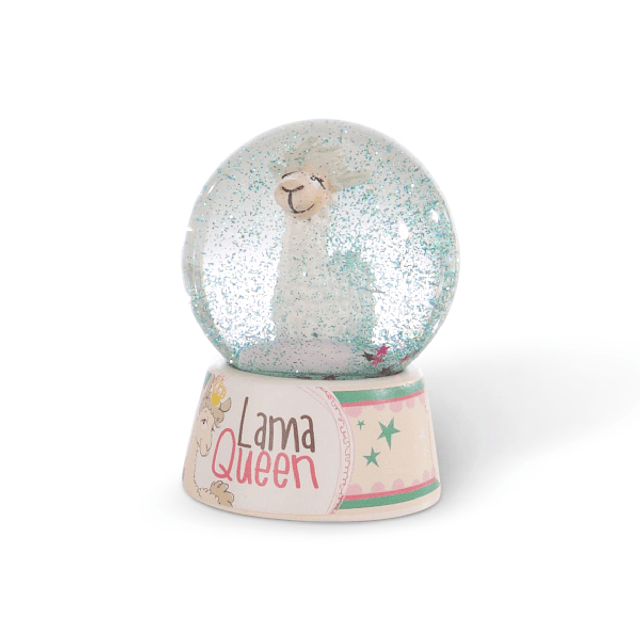 Dahlia Llama Water Globe